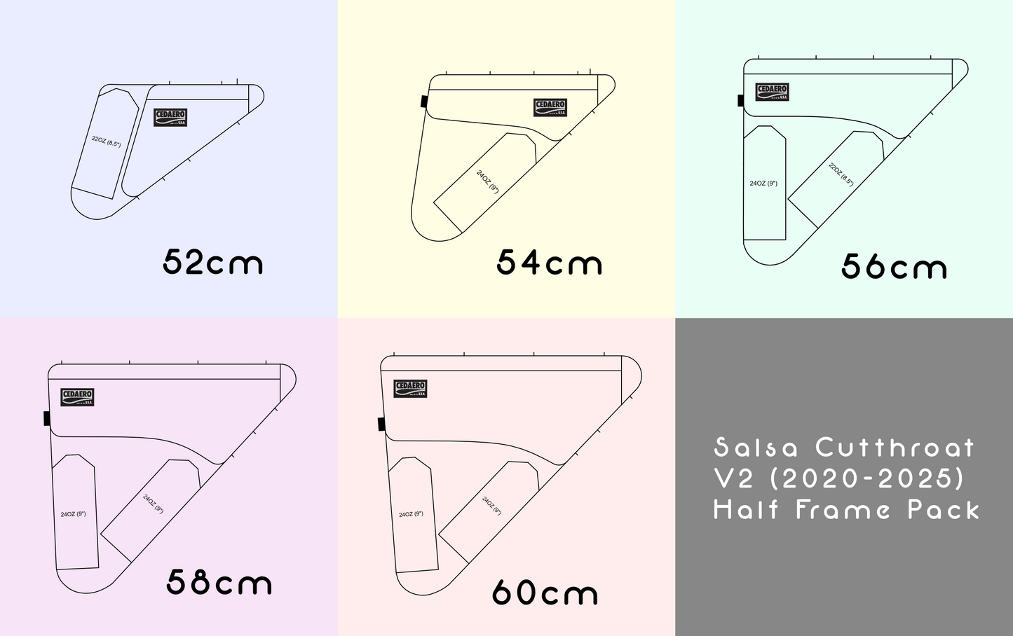 Salsa Cutthroat V2 Half Frame Pack (2020-2025)