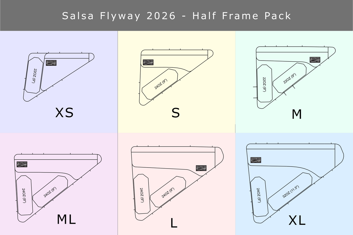 Salsa Flyway Half Frame Pack