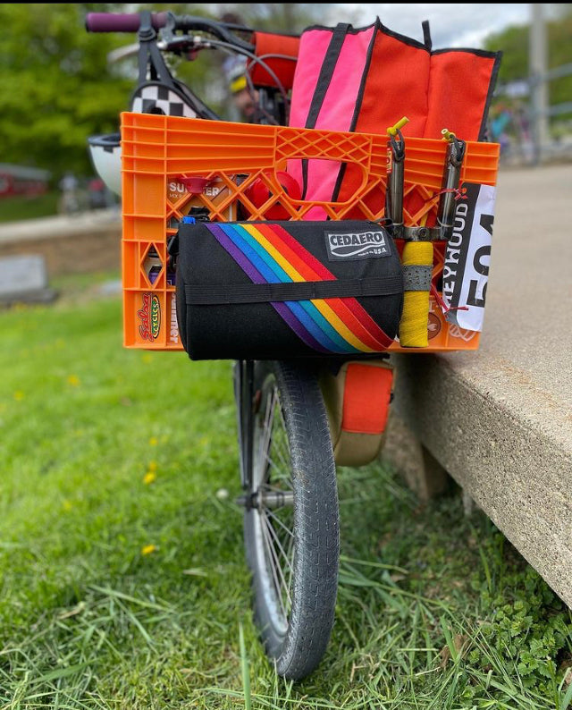 Pizza discount basket handlebar